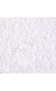 Miyuki delica beads 15/0 - Opaque white DBS-200